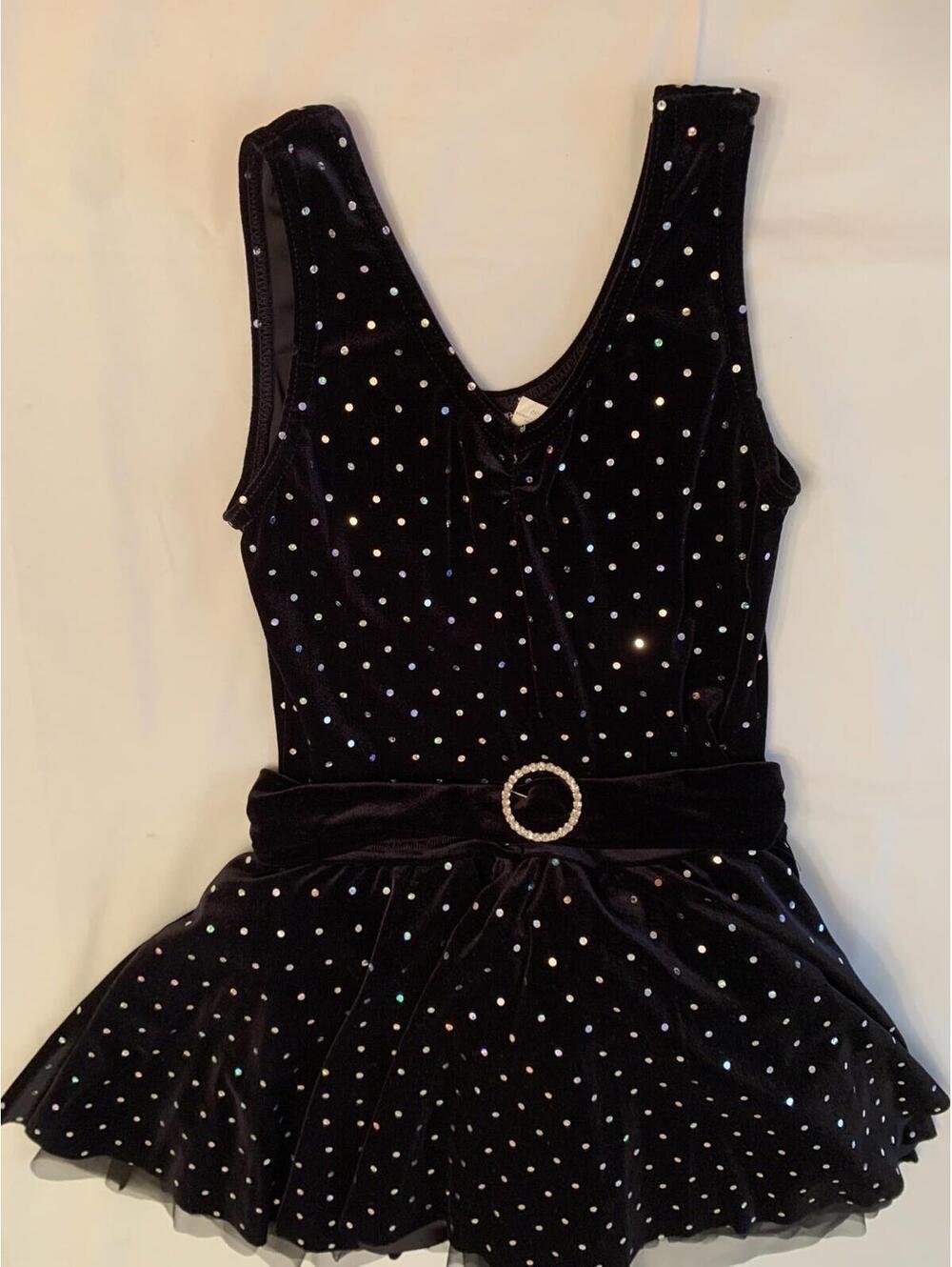 A Wish Come True Black "Hollywood" Dance/Halloween Costume Large Child 12-14